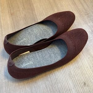 Allbirds Burgundy Wool Slip-Ons Tree Breezers